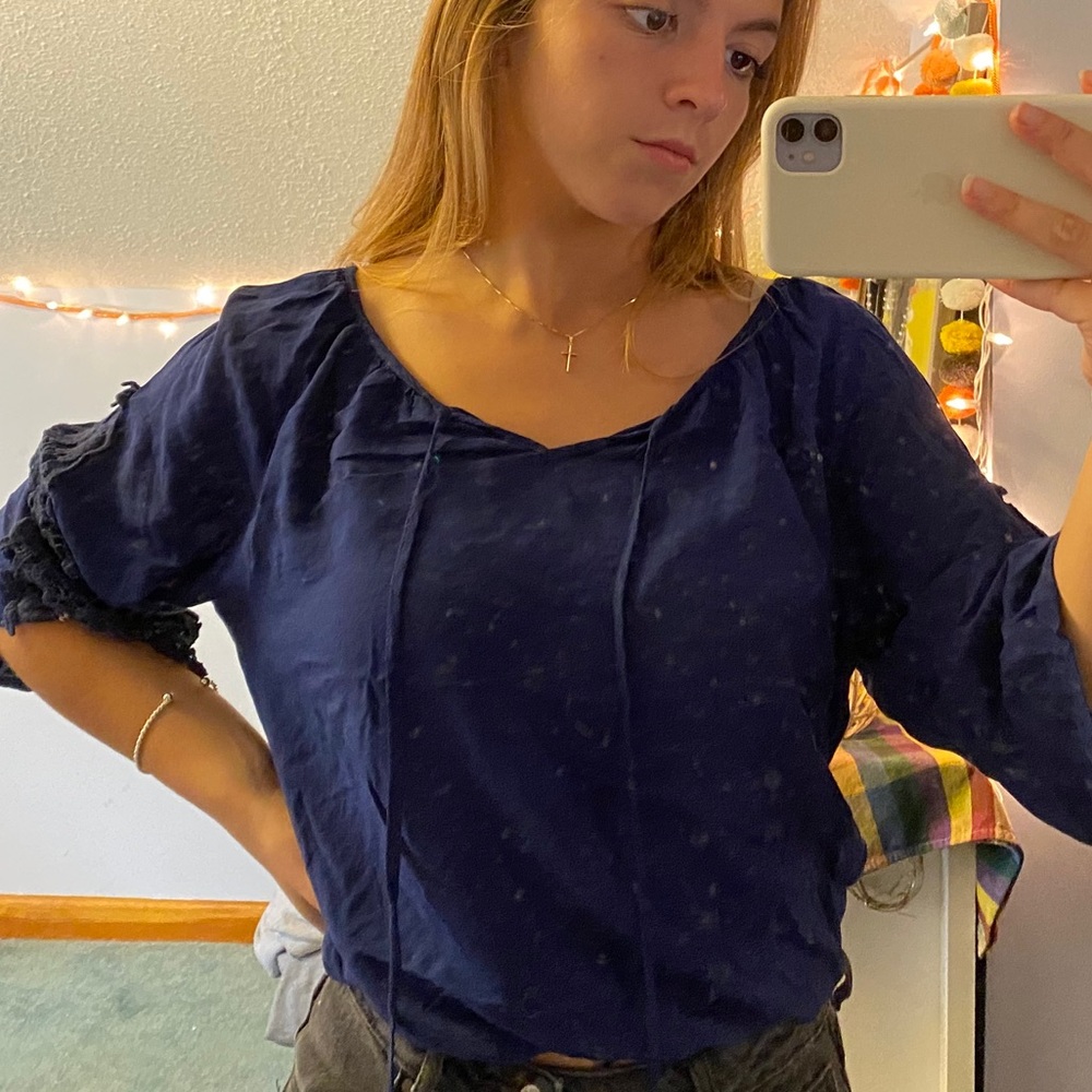 Blue long sleeve